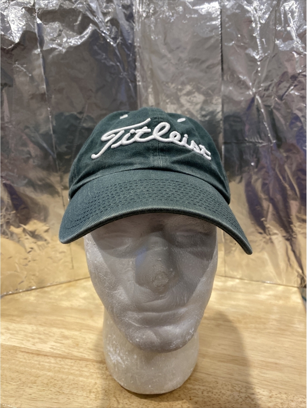 Titleist Golf Balls Greenish Links Course Baseball Cap Hat